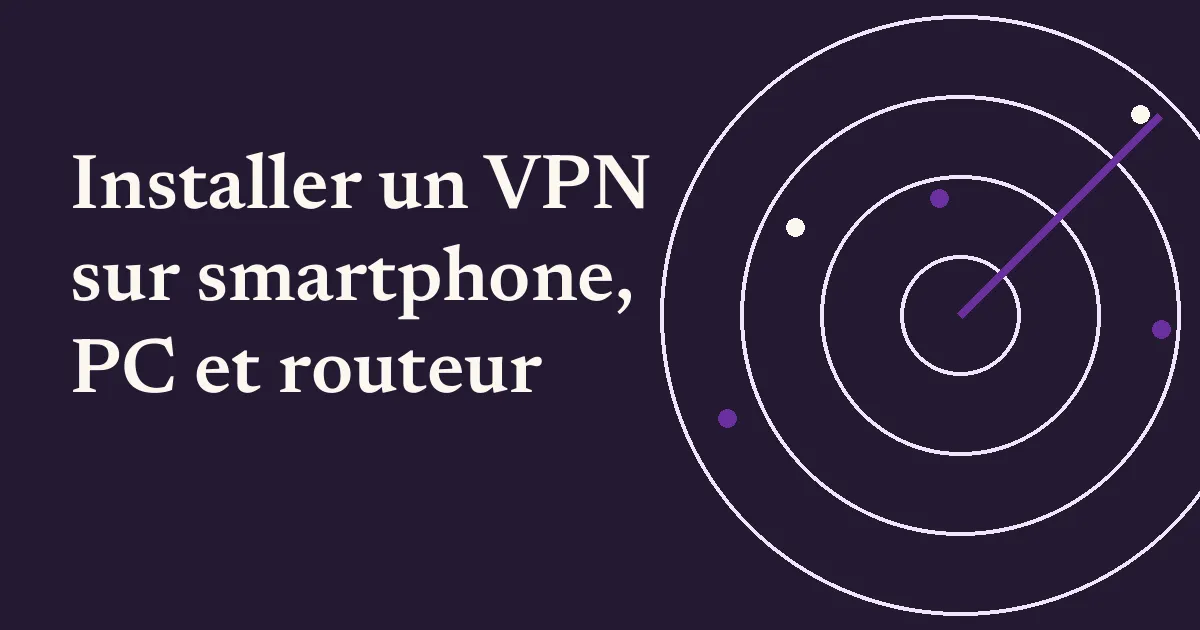 Installer un VPN: page d’accueil d’un service de VPN ouverte dans le navigateur